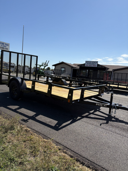 New 2026 Rice Trailers 12FT Utility Trailer