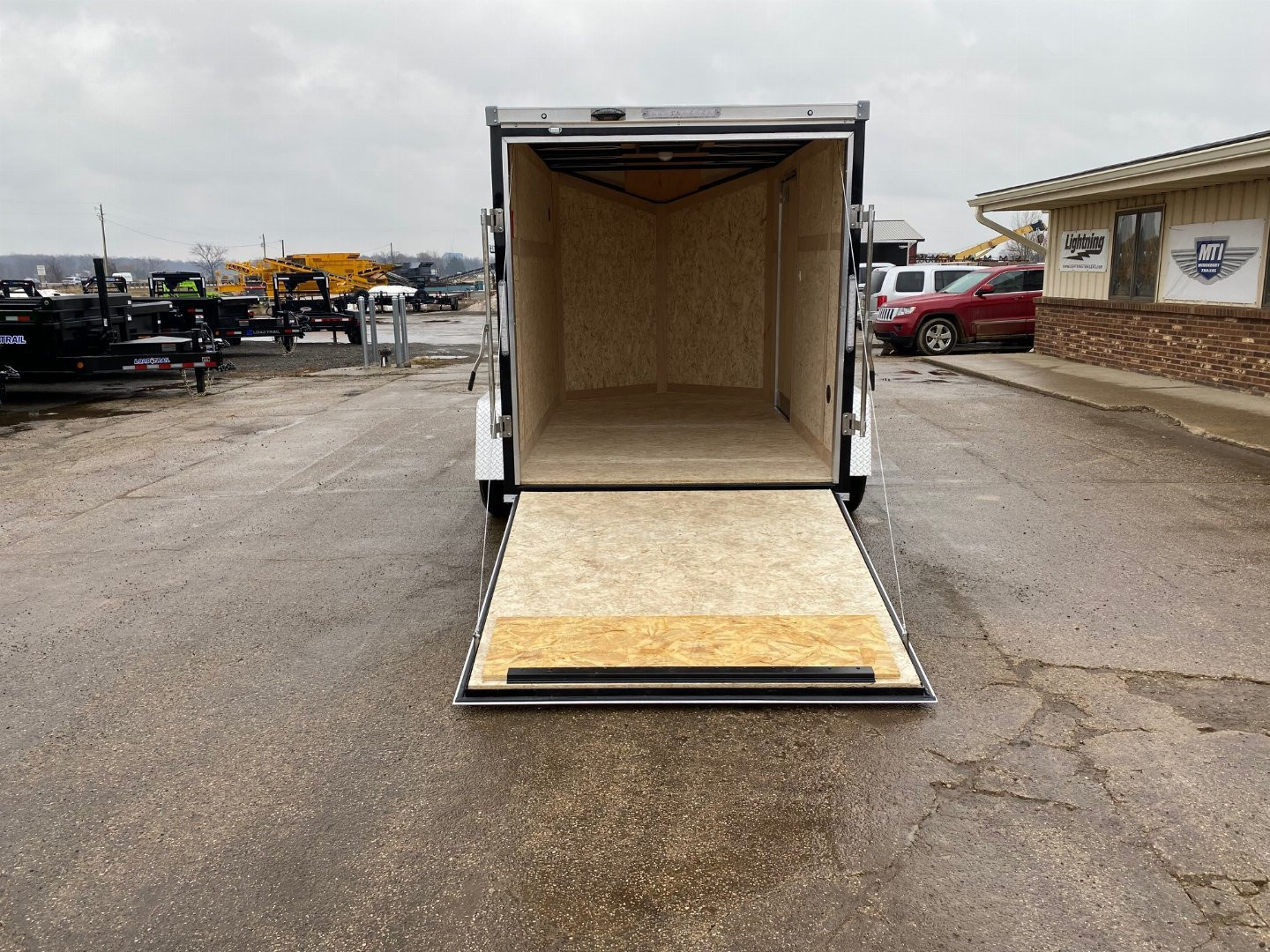 New 2026 Stealth Trailers Mustang 6x10 V-Nose w/Ramp Door & 6ft Interior Height Cargo / Enclosed Trailer