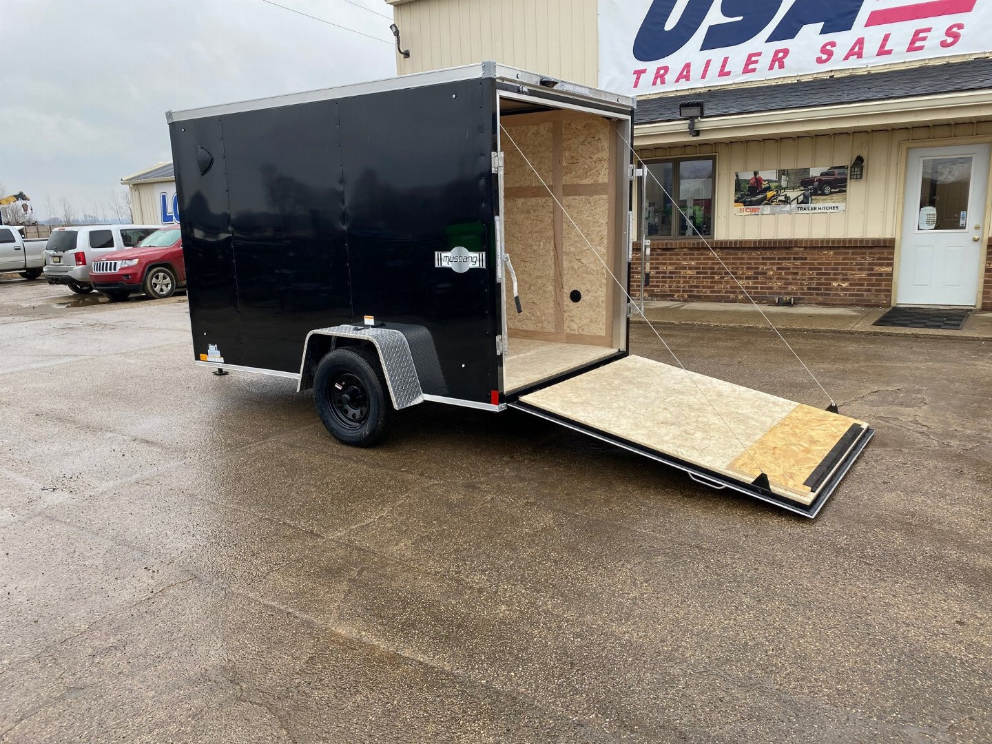 New 2026 Stealth Trailers Mustang 6x10 V-Nose w/Ramp Door & 6ft Interior Height Cargo / Enclosed Trailer