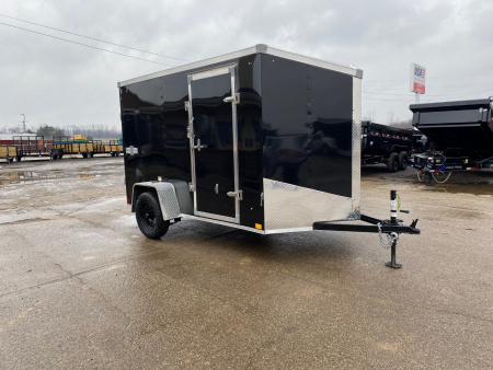 New 2026 Stealth Trailers Mustang 6x10 V-Nose w/Ramp Door & 6ft Interior Height Cargo / Enclosed Trailer