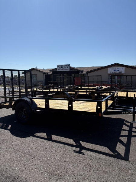 New 2025 Rice Trailers 12FT Utility Trailer