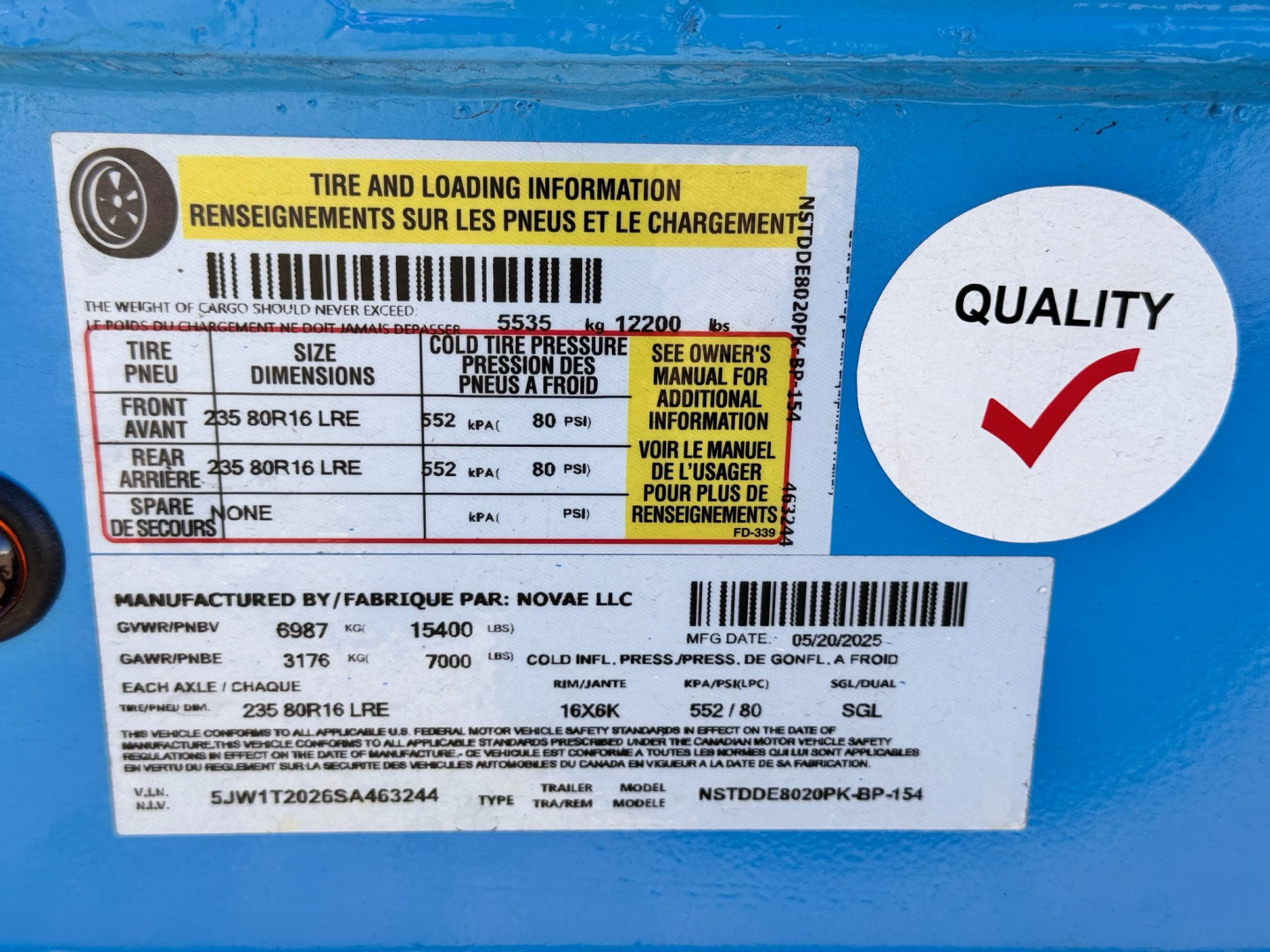 New 2025 Polar King 6-16 Avalanche series Refrigerated Trailer