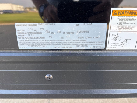 New 2026 United Trailers UJ-8.516TA35 Cargo / Enclosed Trailer