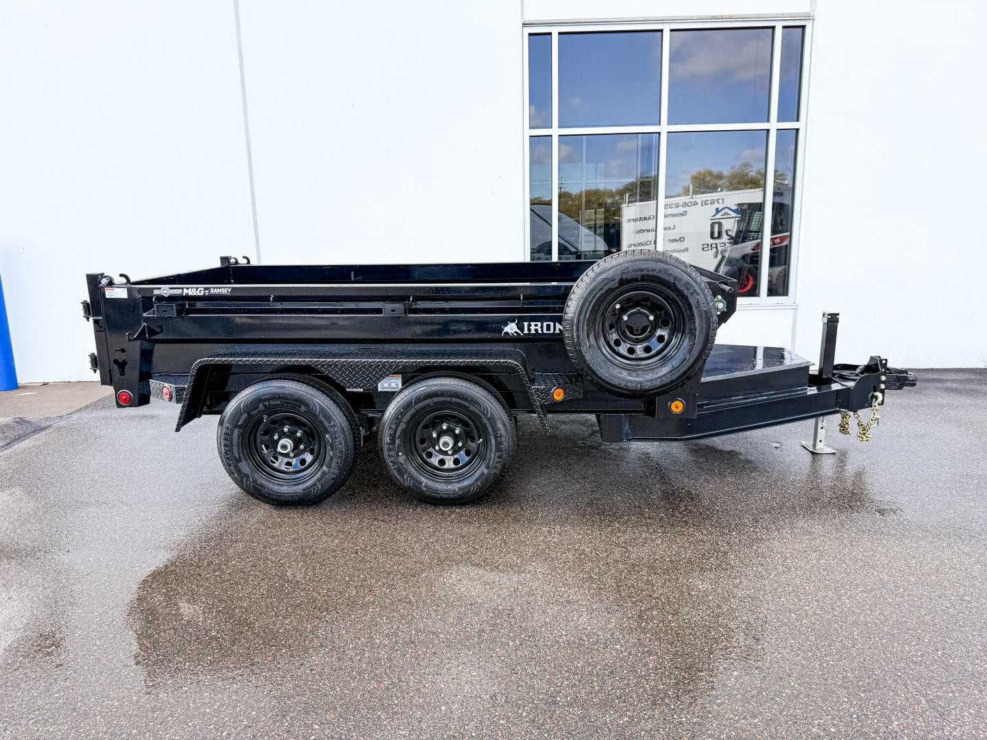 New DTB 60X10 10K DUMP TRAILER- BLACK