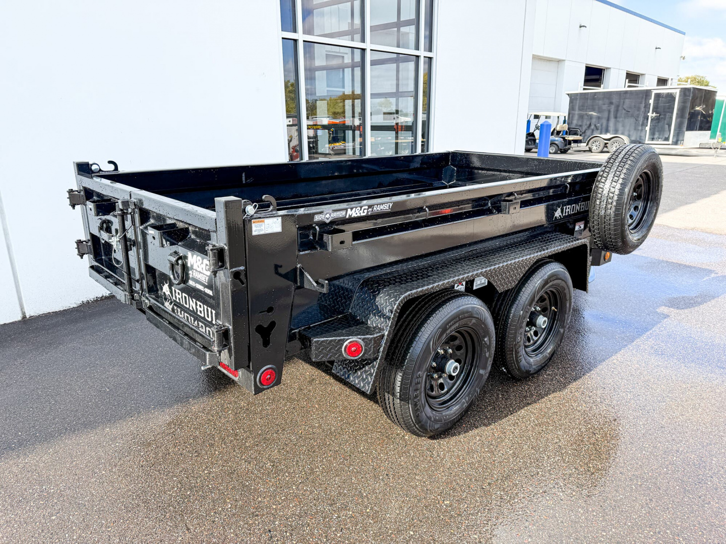 New DTB 60X10 10K DUMP TRAILER- BLACK