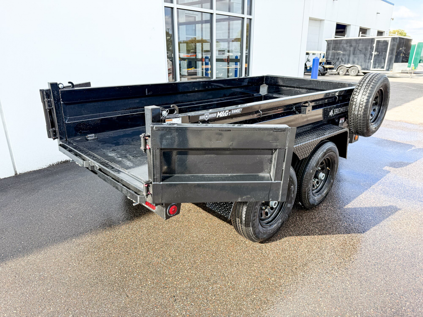 New DTB 60X10 10K DUMP TRAILER- BLACK