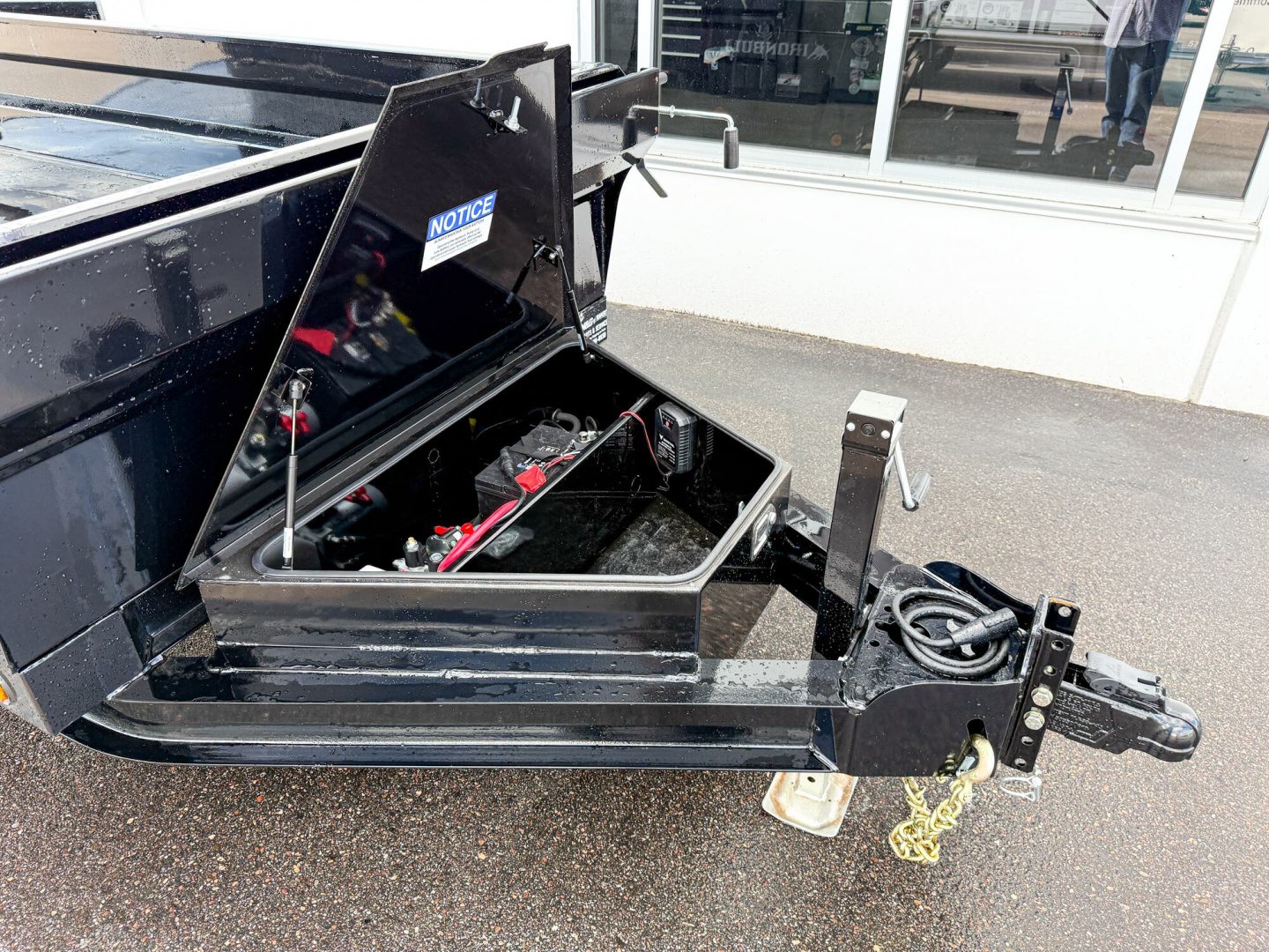 New DTB 60X10 10K DUMP TRAILER- BLACK