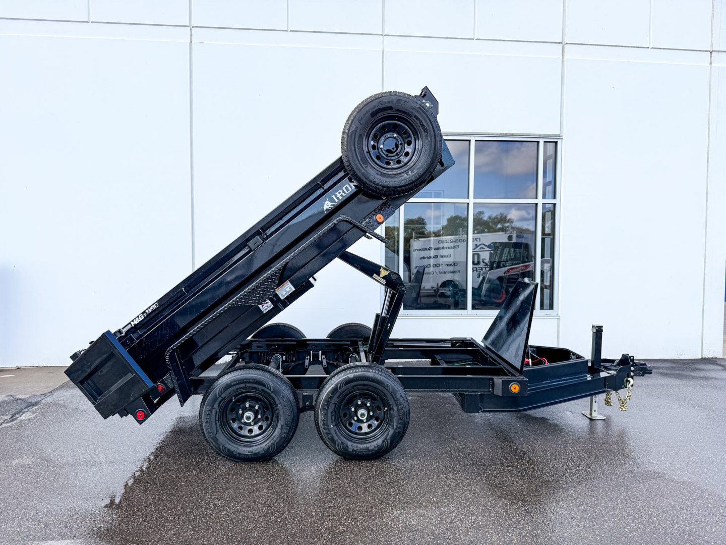 New DTB 60X10 10K DUMP TRAILER- BLACK
