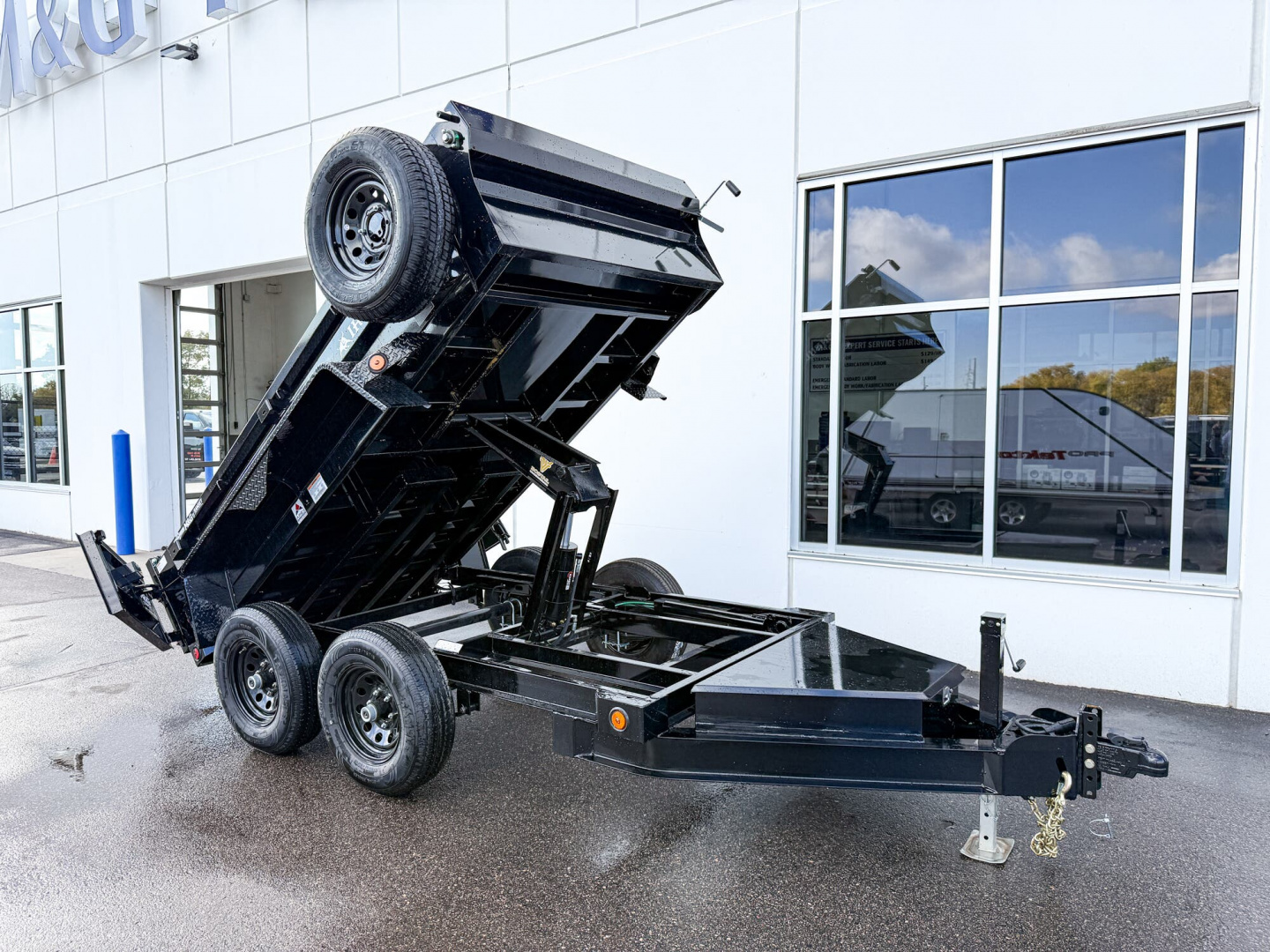 New DTB 60X10 10K DUMP TRAILER- BLACK