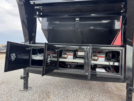 New 2026 RawMaxx RDX 83X14 GN ROLL OFF 14K TRAILER+ 3BINS Dump Trailer