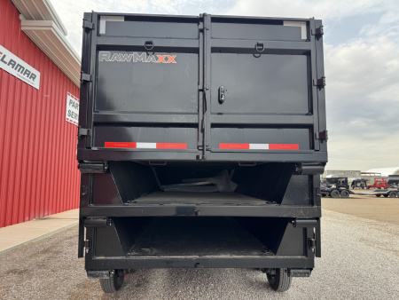 New 2026 RawMaxx RDX 83X14 GN ROLL OFF 14K TRAILER+ 3BINS Dump Trailer