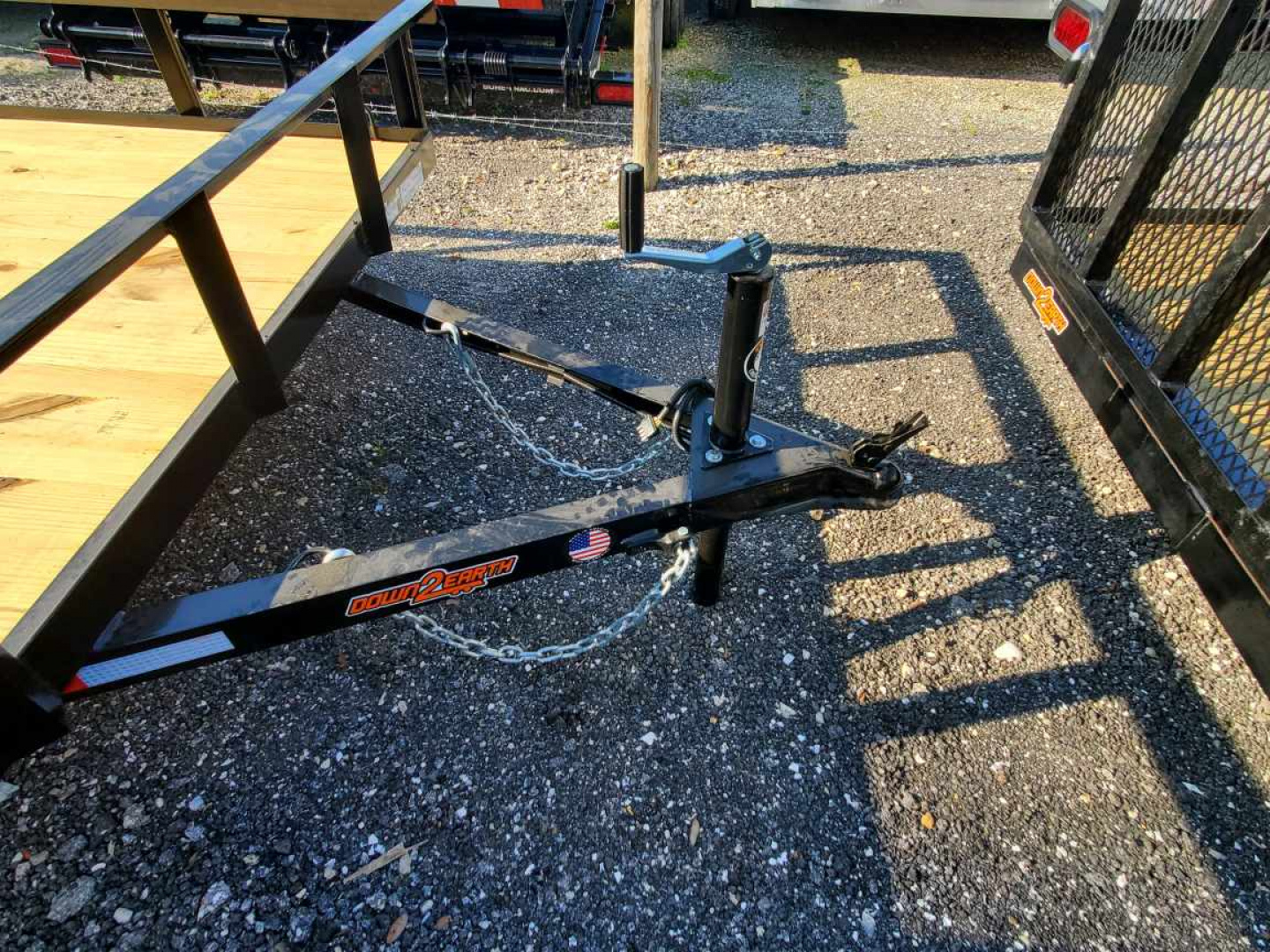 New 2026 Down 2 Earth Trailers 6X12 SINGLE AXLE 2990 LB GVWR Utility Trailer WITH REAR RAMP GATE