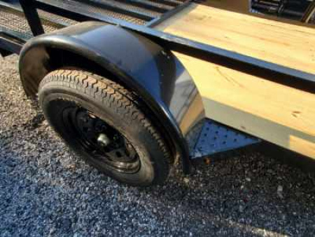 New 2026 Down 2 Earth Trailers 6X12 SINGLE AXLE 2990 LB GVWR Utility Trailer WITH REAR RAMP GATE