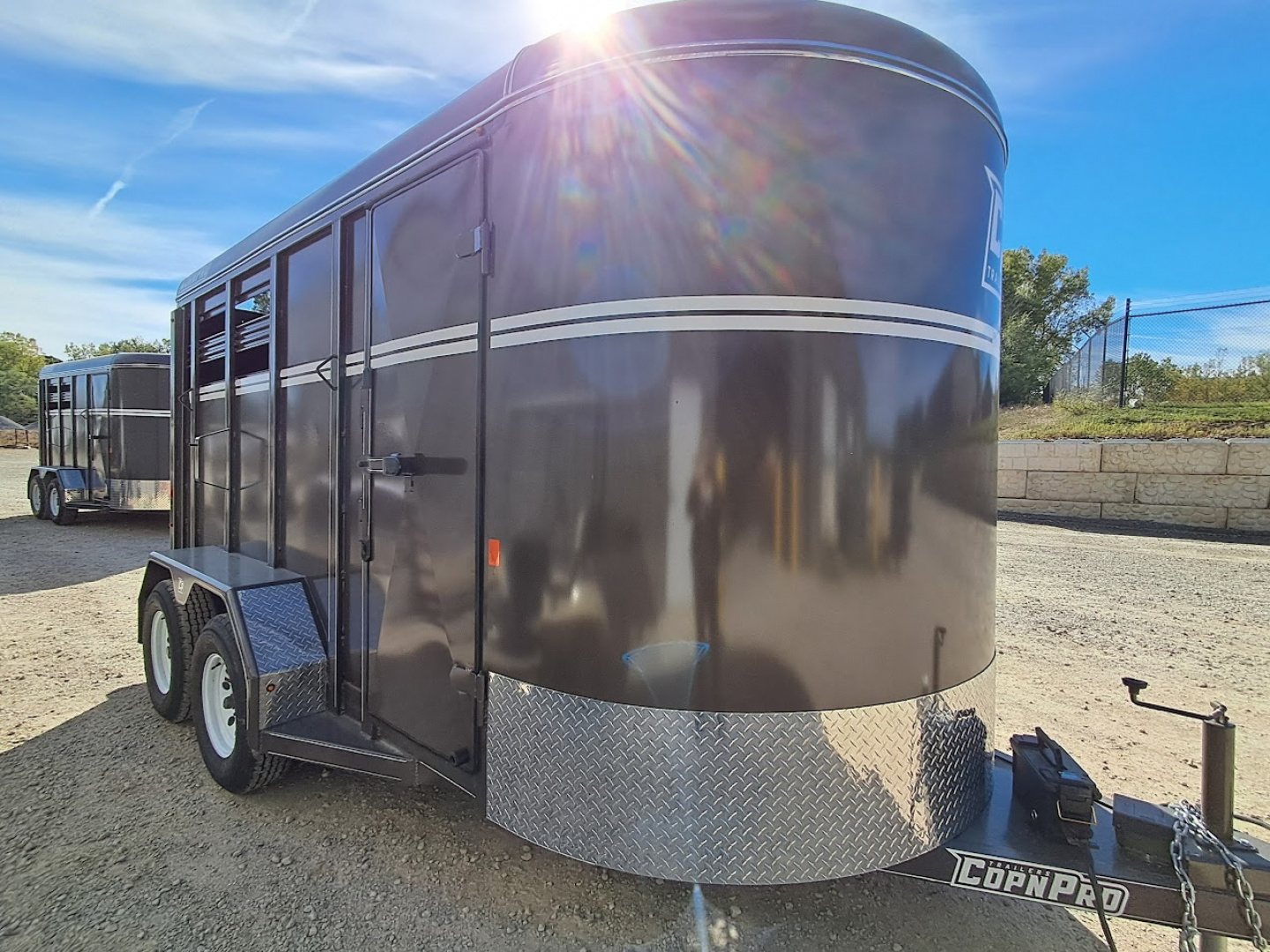New 2026 CornPro SB-147S Horse Trailer