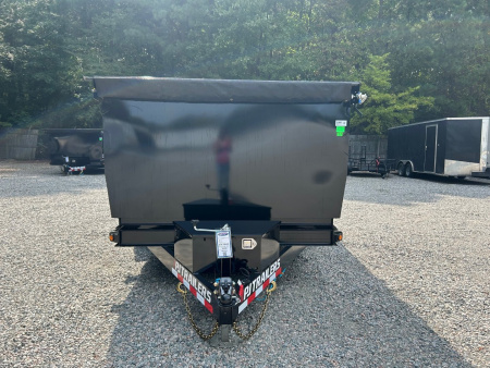 New 2026 PJ Trailers D7 7x14 Dump 14K w/ 4' Sides Dump Trailer
