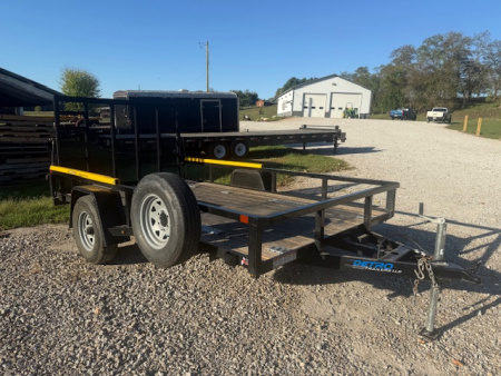 Used 2020 Sure-Trac 82"X12 5K SINGLE AXLE w/ BRAKES Utility Trailer