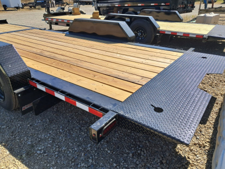 New 2025 Midsota NTB22-BP-154 83"X22' Equipment Trailer 15.4k