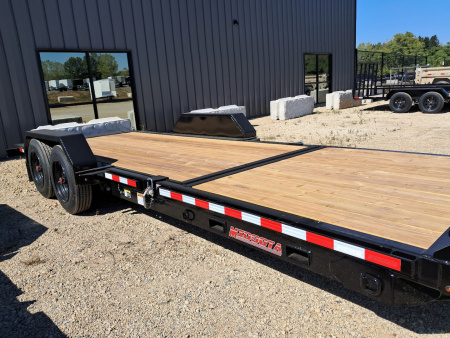 New 2025 Midsota NTB22-BP-154 83"X22' Equipment Trailer 15.4k