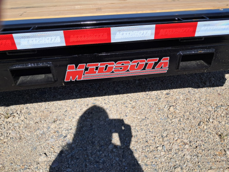 New 2025 Midsota NTB22-BP-154 83"X22' Equipment Trailer 15.4k