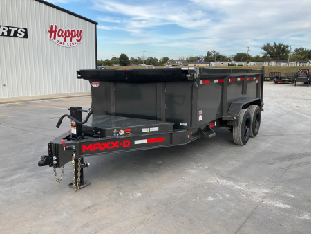 2026 MAXX-D 83”x14’ Bumper Pull Dump w/ 36” Sides – DJX