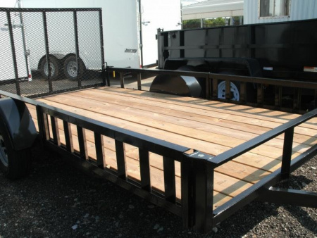 New 2026 AMO 6x14UT w/ SIDE RAMPS Utility Trailer