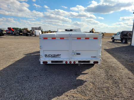 New 2026 Buckshot 83"x16' Telescopic Gooseneck Dump Trailer W/3' Sides/8KAxles
