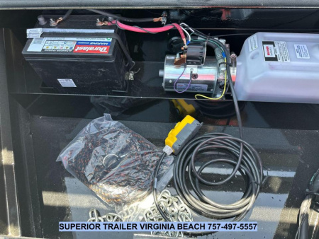 New 2026 Hawke Trailers 6X12 10K Dump w/ Spreader Gate Ramps and Tarp Dump Trailer