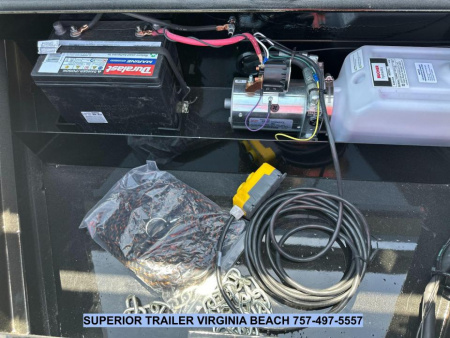 New 2026 Hawke Trailers 6X12 10K Dump w/ Spreader Gate Ramps and Tarp Dump Trailer