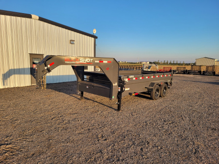 New 2025 Buckshot 83 x16' Gooseneck Dump Trailer