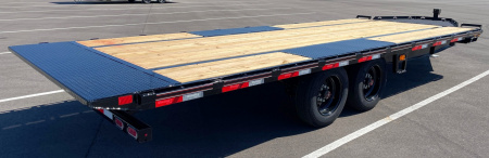 New Diamond C 22' DET-208 Power Tilt Deck Over Equipment Trailer 18,000LB, 8K Axles, 17.5" Tires