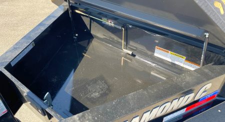 New Diamond C 22' DET-208 Power Tilt Deck Over Equipment Trailer 18,000LB, 8K Axles, 17.5" Tires