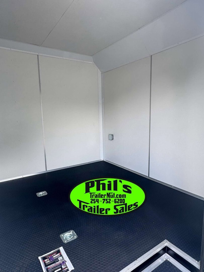 New 2025 Pace American 8.5 X24 CARGO SPORT Car / Racing Trailer ESCAPE DOOR SPREAD AXLES UPGRADED .080 EXTERIOR