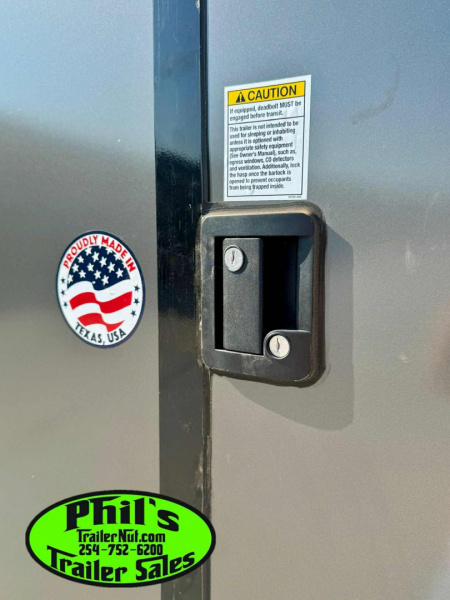 New 2025 Pace American 8.5 X24 CARGO SPORT Car / Racing Trailer ESCAPE DOOR SPREAD AXLES UPGRADED .080 EXTERIOR