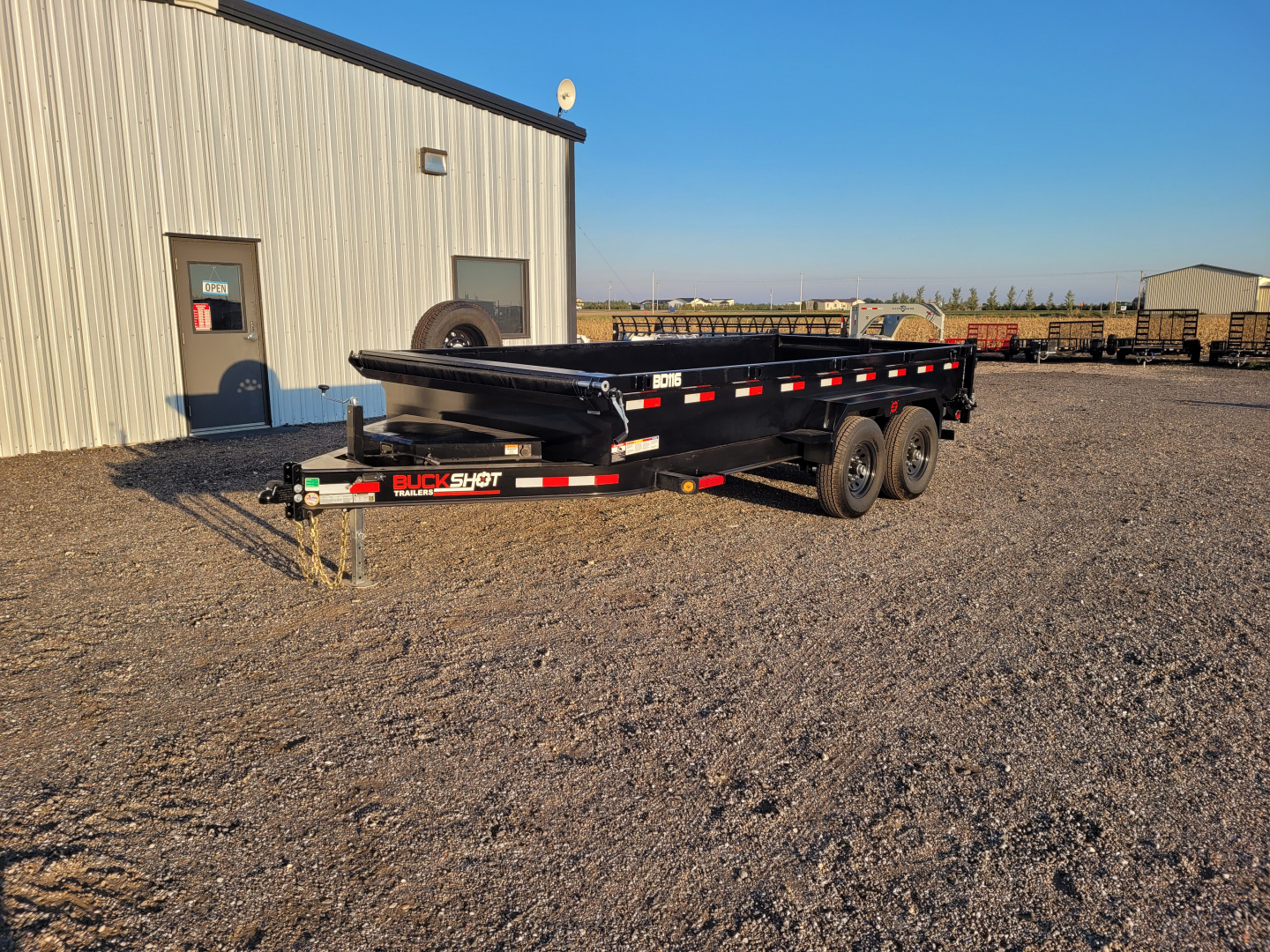 New 2026 Buckshot 83"x16' BP Dump Trailer W/18" Sides