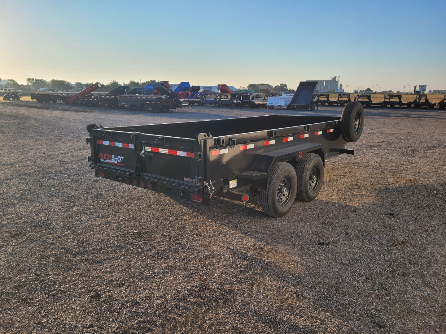 New 2026 Buckshot 83"x16' BP Dump Trailer W/18" Sides