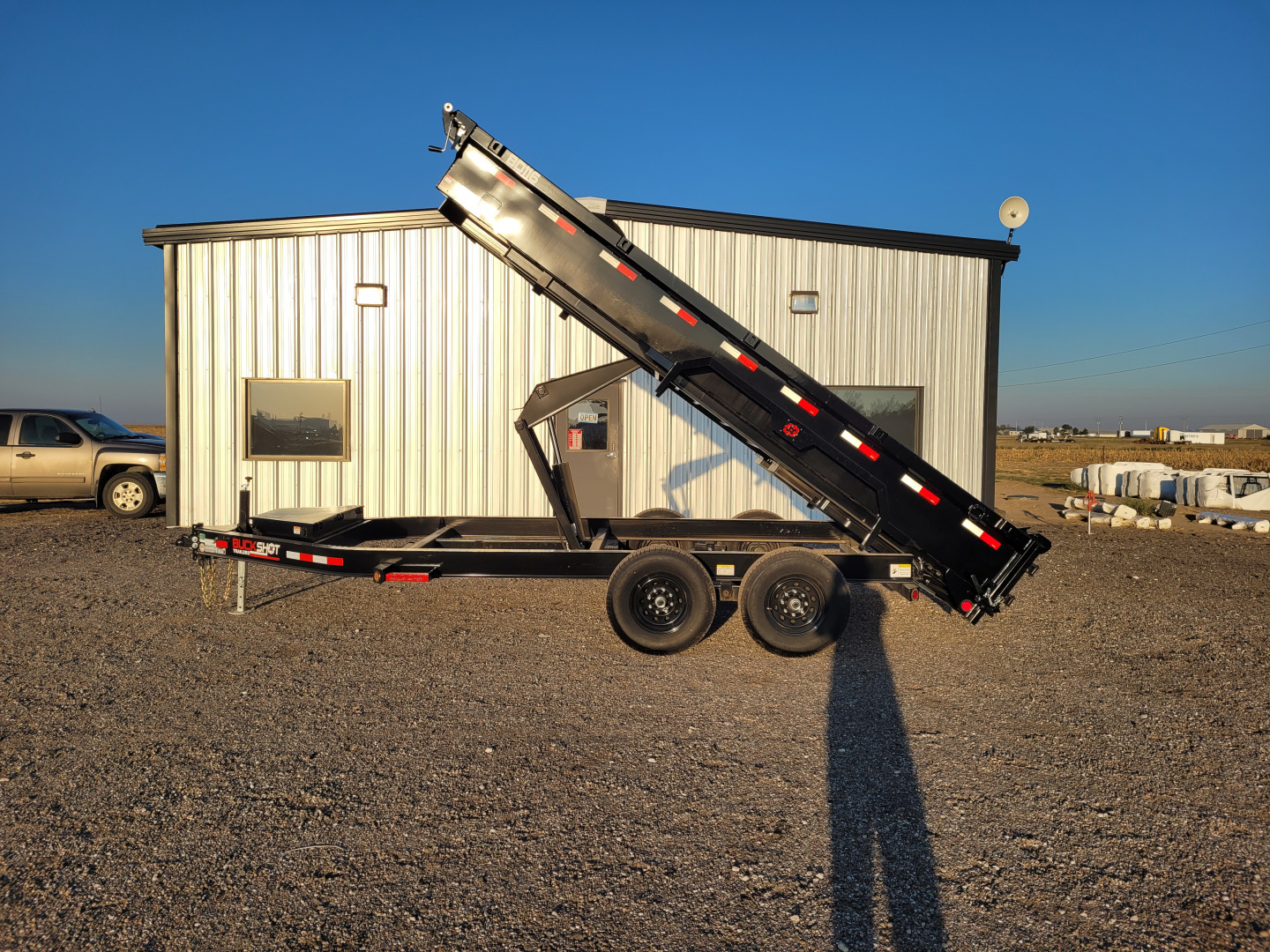 New 2026 Buckshot 83"x16' BP Dump Trailer W/18" Sides