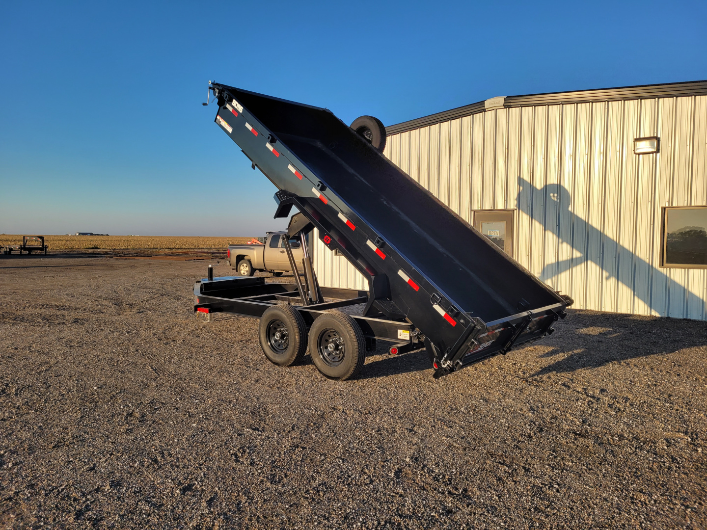 New 2026 Buckshot 83"x16' BP Dump Trailer W/18" Sides