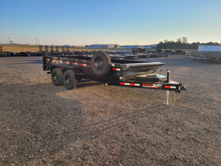 New 2026 Buckshot 83"x16' BP Dump Trailer W/18" Sides