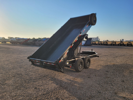 New 2026 Buckshot 83"x16' BP Dump Trailer W/18" Sides