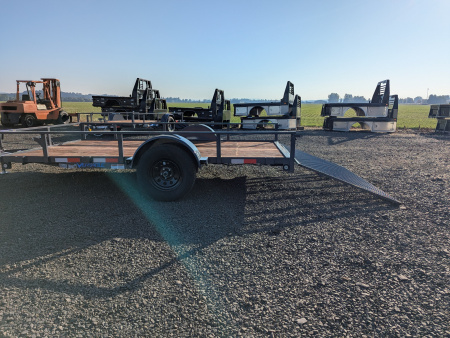 New 2026 VERSATILE TRAILERS FLR712-3KR-D Flatbed Trailer
