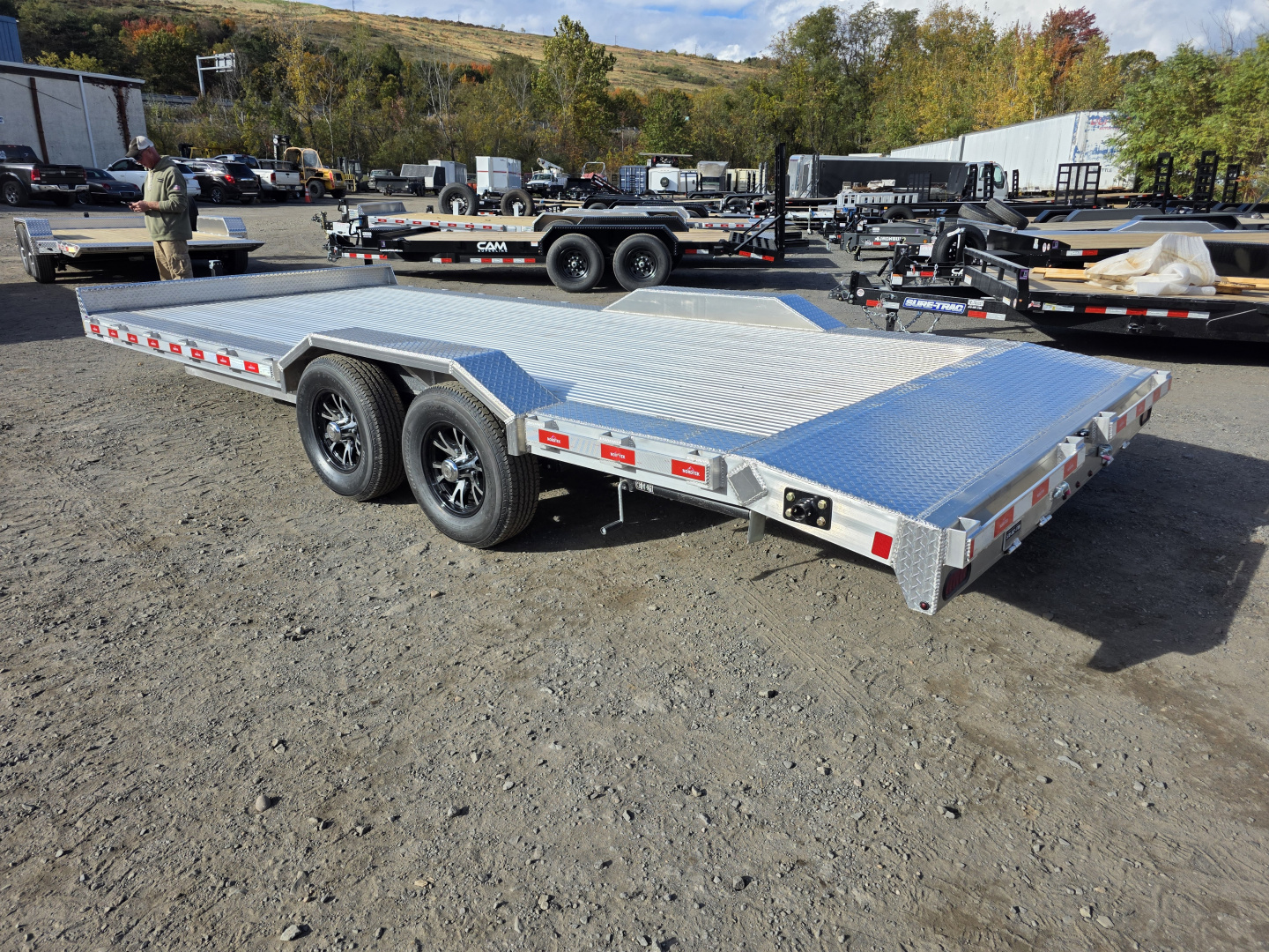New 2026 Nordtek 102X20 10K - ALUMINUM Equipment Trailer