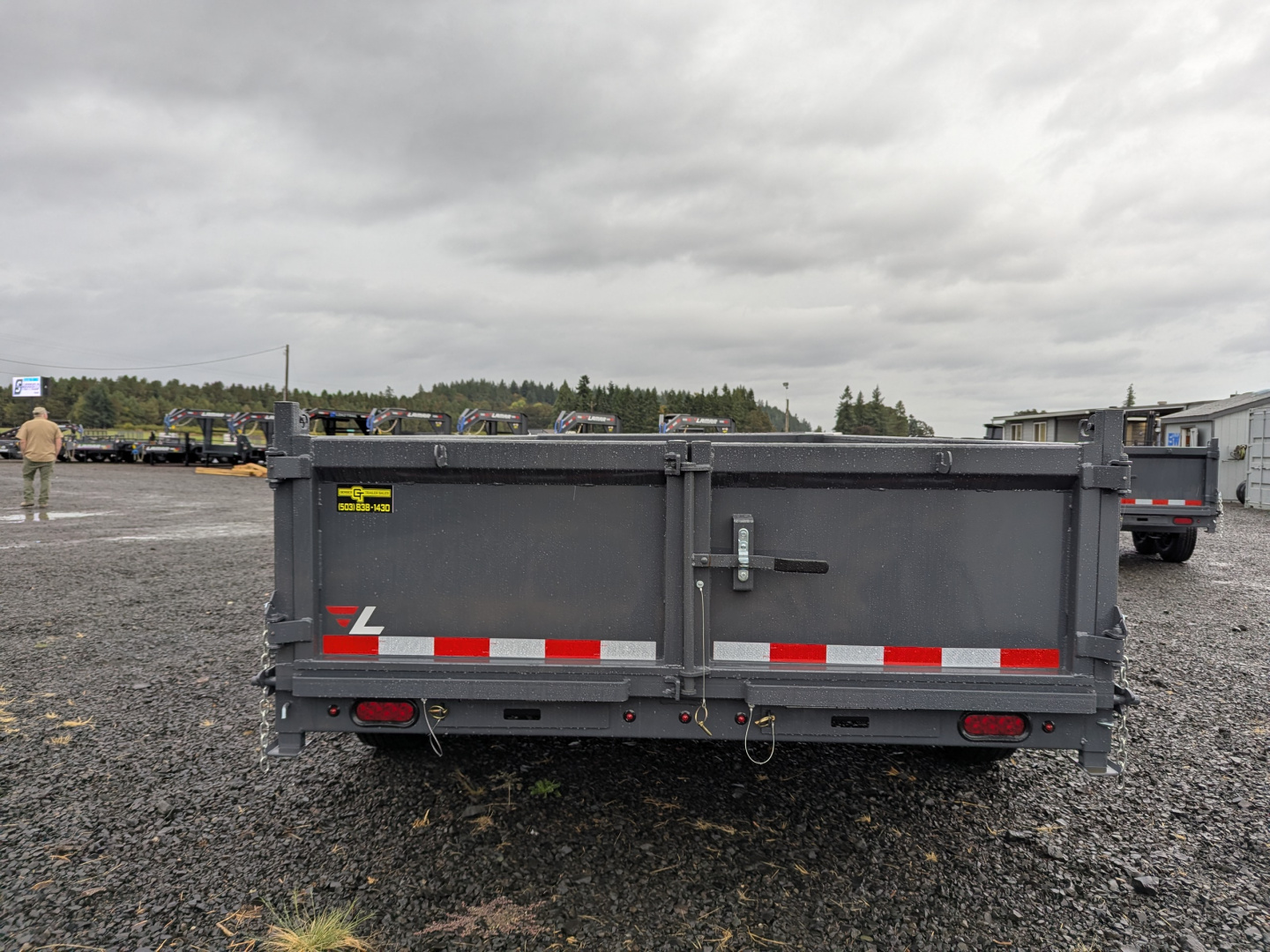 New 2026 LAMAR TRAILERS 83" x 14' -14K Dump Trailer 24" SIDES
