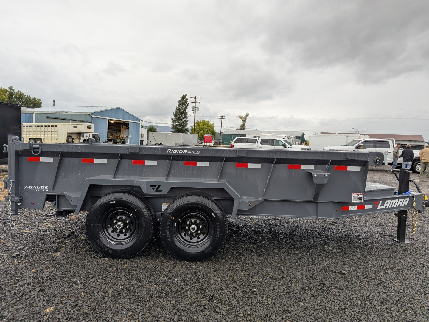 New 2026 LAMAR TRAILERS 83" x 14' -14K Dump Trailer 24" SIDES