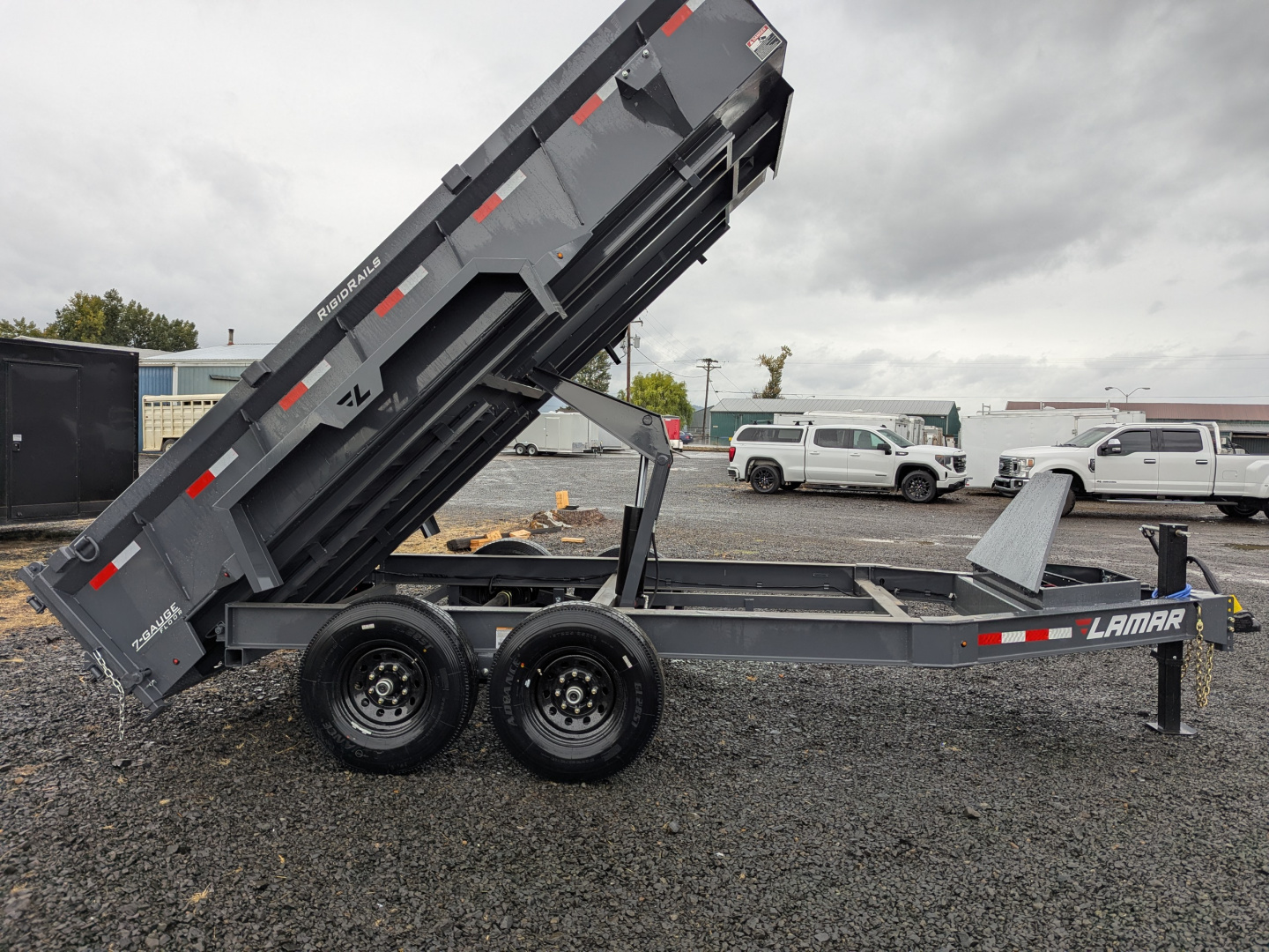 New 2026 LAMAR TRAILERS 83" x 14' -14K Dump Trailer 24" SIDES