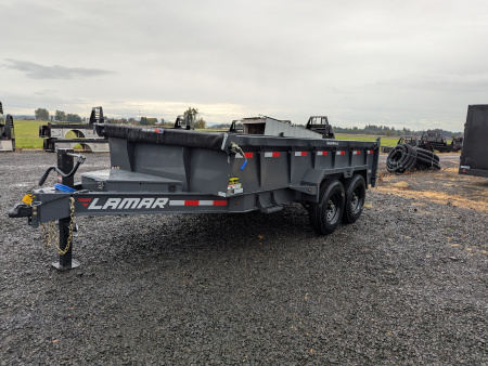 New 2026 LAMAR TRAILERS 83  x 14' -14K Dump Trailer 24  SIDES