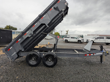 New 2026 LAMAR TRAILERS 83" x 14' -14K Dump Trailer 24" SIDES
