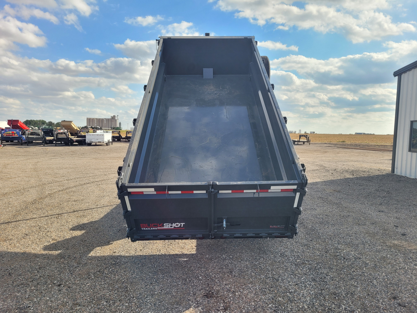 New 2026 Buckshot 83"x16' Telescopic Dump Trailer W/3' Sides