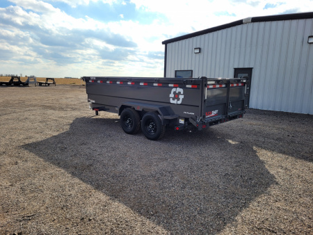 New 2026 Buckshot 83"x16' Telescopic Dump Trailer W/3' Sides