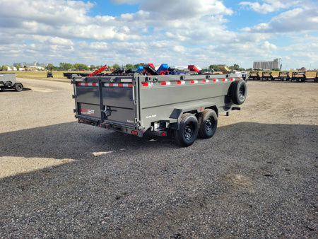 New 2026 Buckshot 83"x16' Telescopic Dump Trailer W/3' Sides