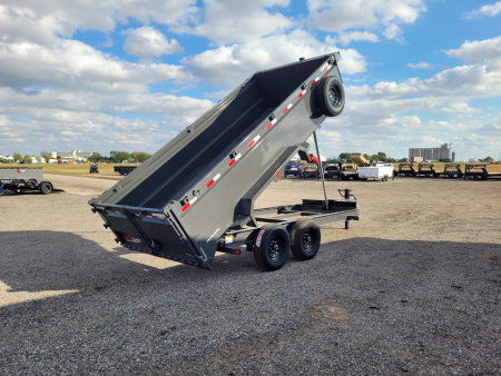 New 2026 Buckshot 83"x16' Telescopic Dump Trailer W/3' Sides